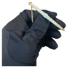 Vintage 18k Gold 5.0 Carats Diamond Bangle Bracelet