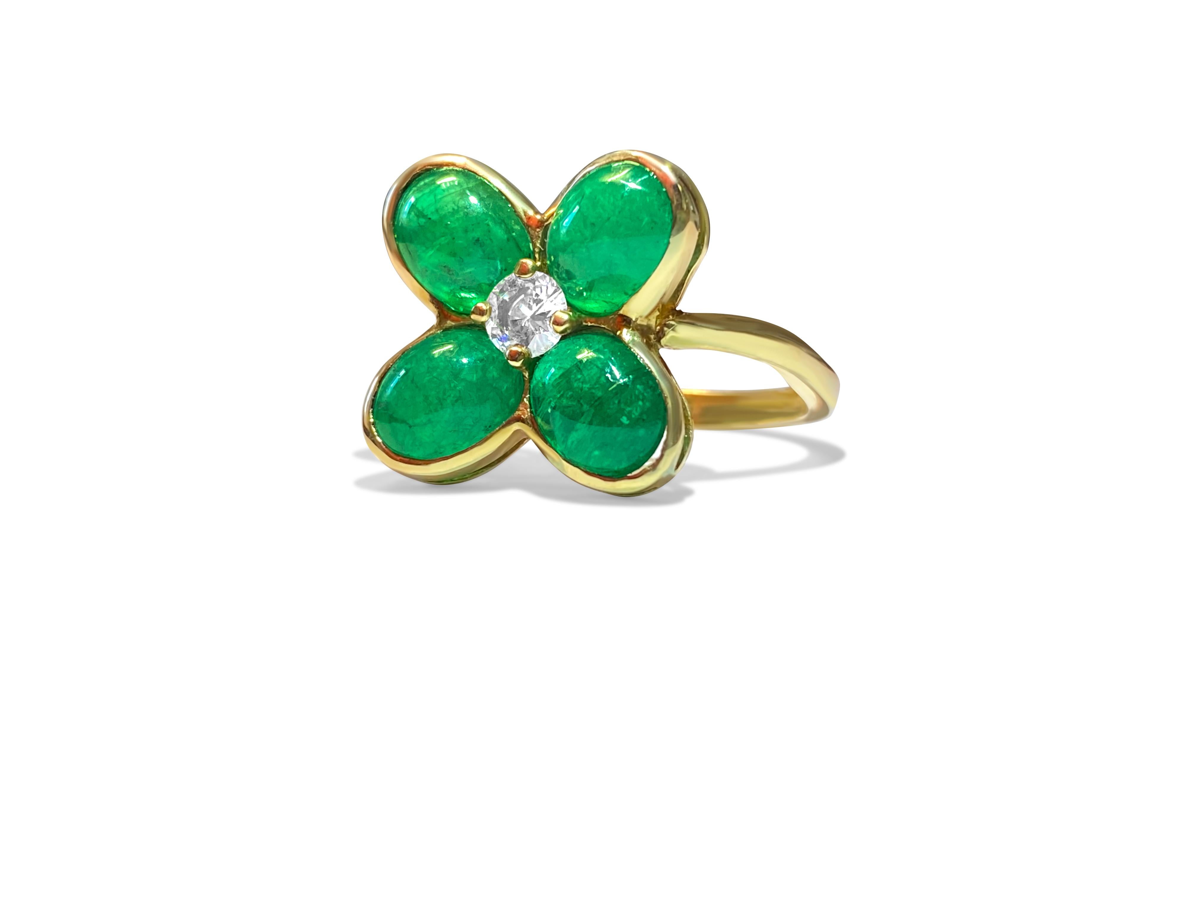 Elevate your style with our exquisite 18K Yellow Gold Ring, boasting a mesmerizing 8.50 CT Colombian emerald. Complemented by a 0.35 CT diamond, featuring VS clarity and F-G color, this ring radiates unparalleled beauty and sophistication. Crafted