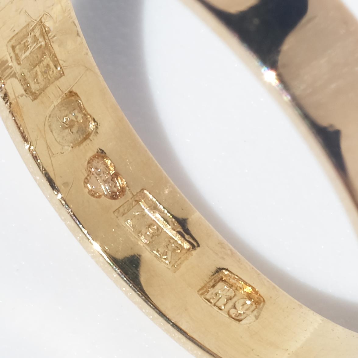 Anello vintage in oro 18 carati e ametista di Heribert Engelbert del 1967 in vendita 6
