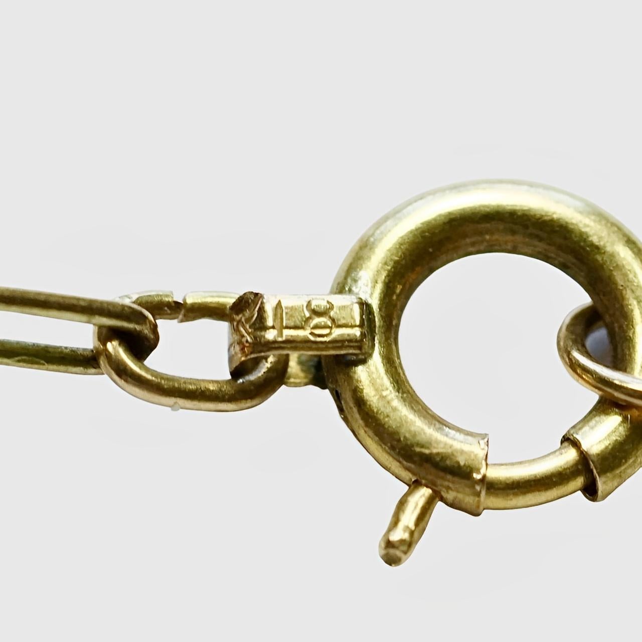 Bracciale in oro 18K e perle coltivate In condizioni buone in vendita a London, GB