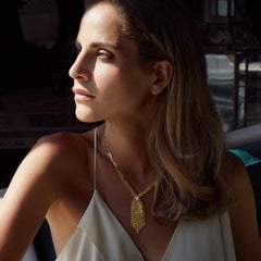 18 Karat Gold and Diamond Cascade Necklace