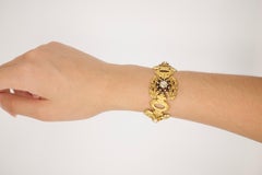 18 Karat Gold and Diamonds Original 1930s Buccellati Set