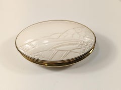 18k Gold and Ivy Colour  Pill Box by Josep Guardiola