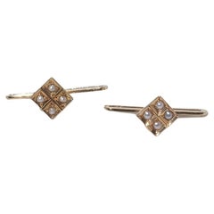 18K Gold and Pearl Shirt Buttons by Walentin Nilsson Fritz Made 1938