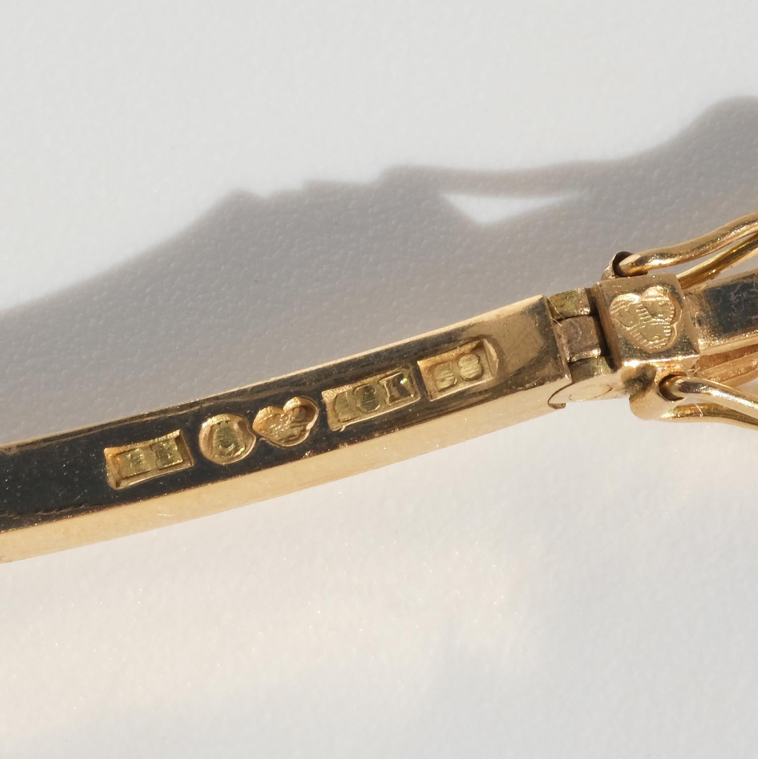18k Gold and Rock Crystal Bracelet by Heribert Engelbert Made Year 1944 For Sale 6