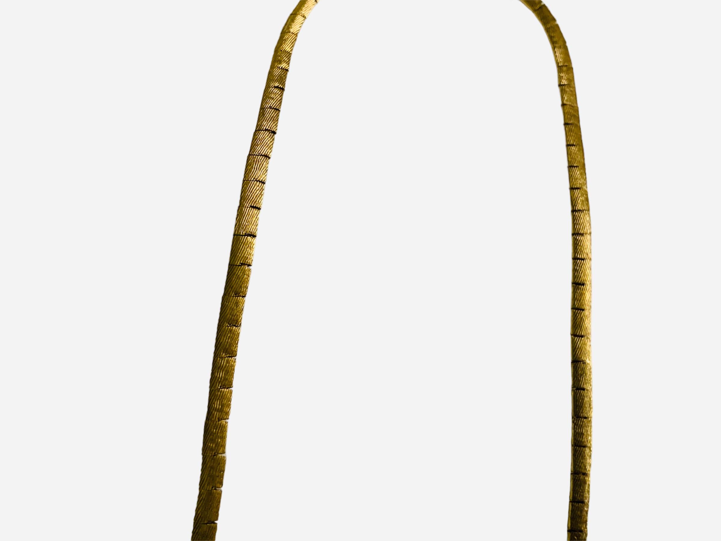 Collana in oro 18K e rubini in vendita 2