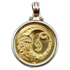 Pendentif en or 18K et argent Lalaounis Cornucopia