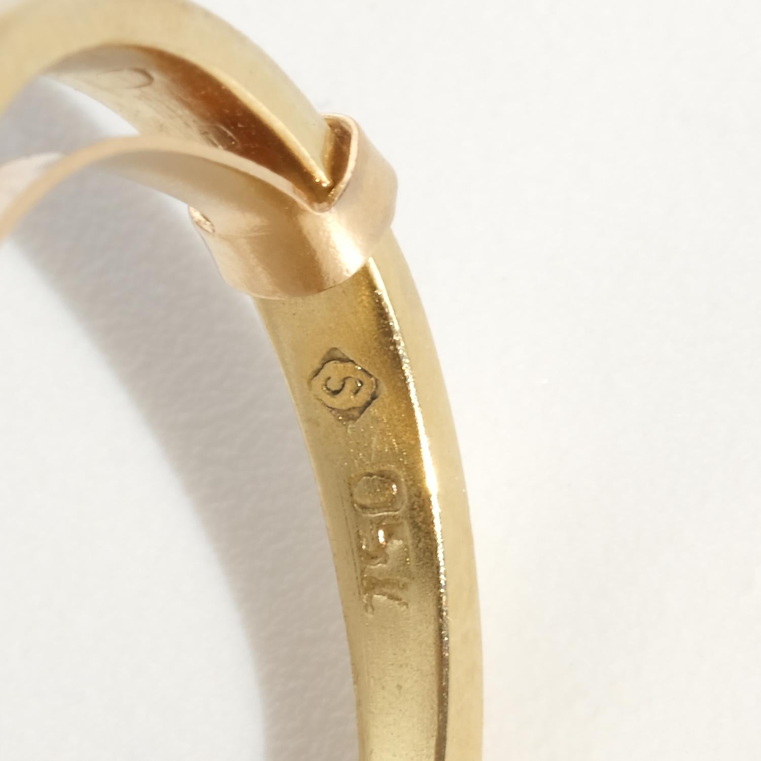 Anello in oro 18 carati e quarzo fumé di H. Stern in vendita 6