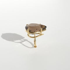 18K Gold and Smoky Quartz Ring by H Stern