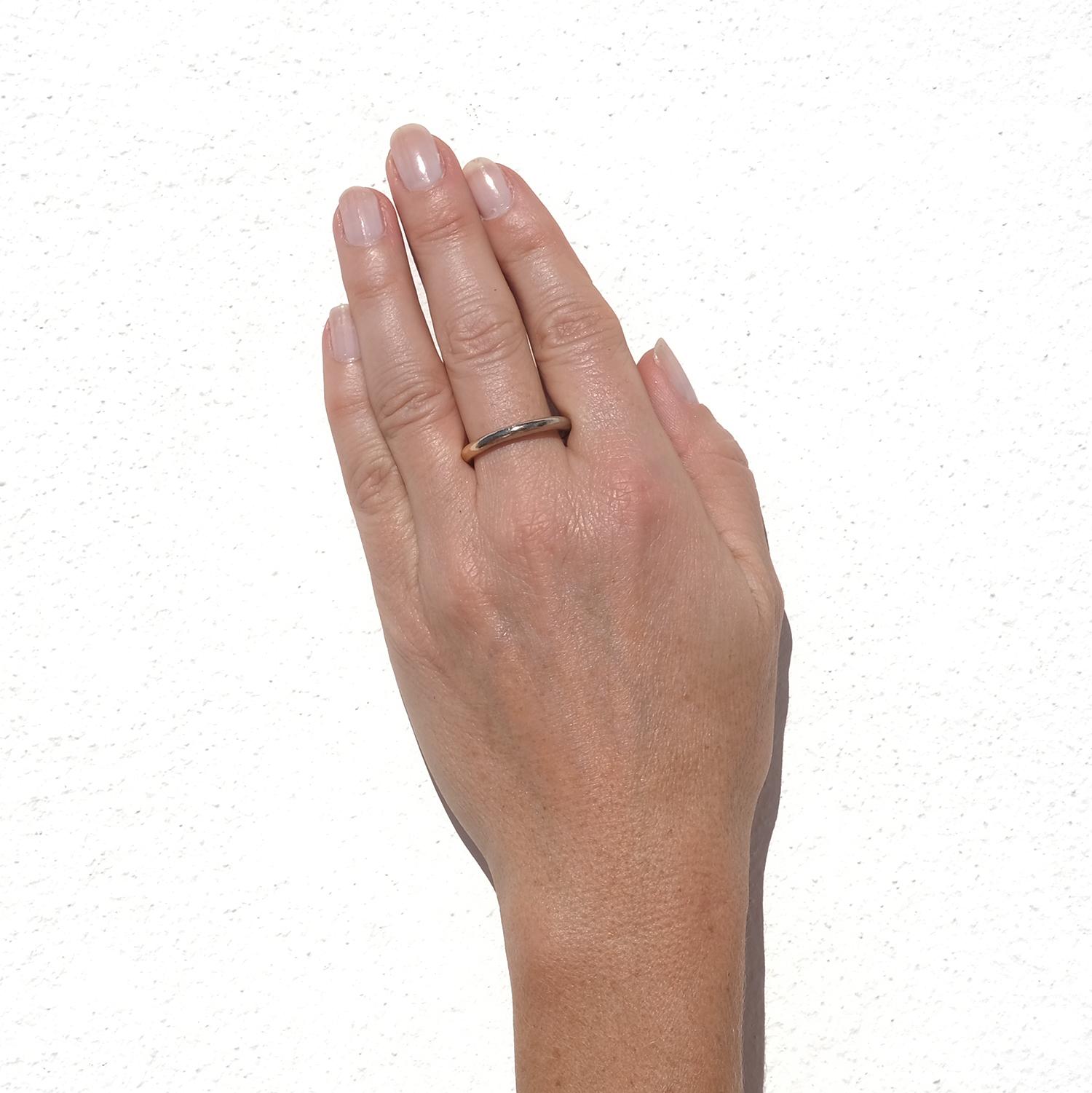 18K Gold and White Gold Ring by Etsuko Minowa Made 1999 For Sale 7