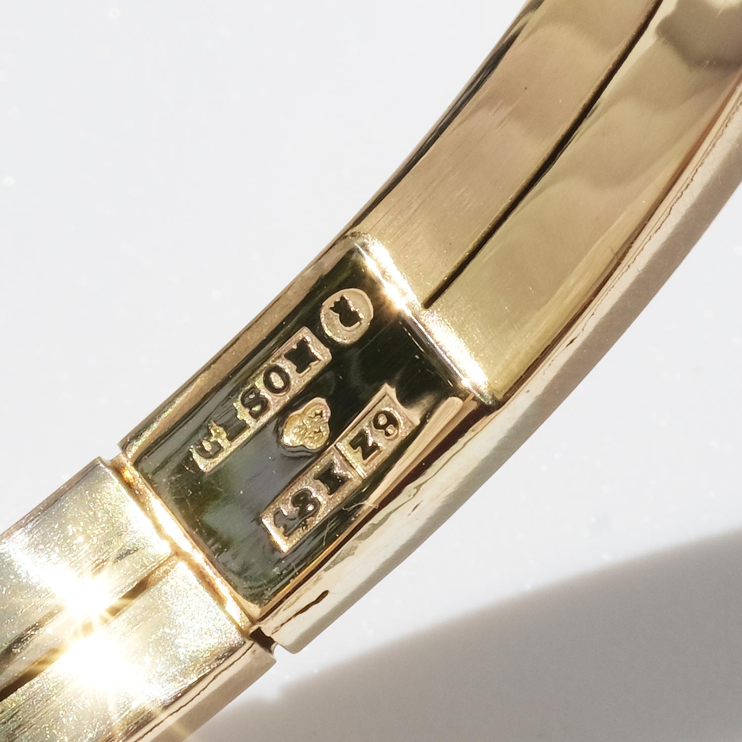 18 Karat Goldarmband von Schwedischer Ceson. Herstellungsjahr 1974 2