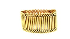 18K gold bracelet. Vicenza, Italy. Mid 20th century.