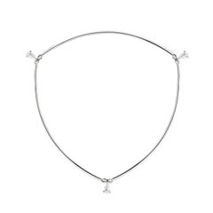 Bracciale in oro 18k con 3 diamanti taglio pera