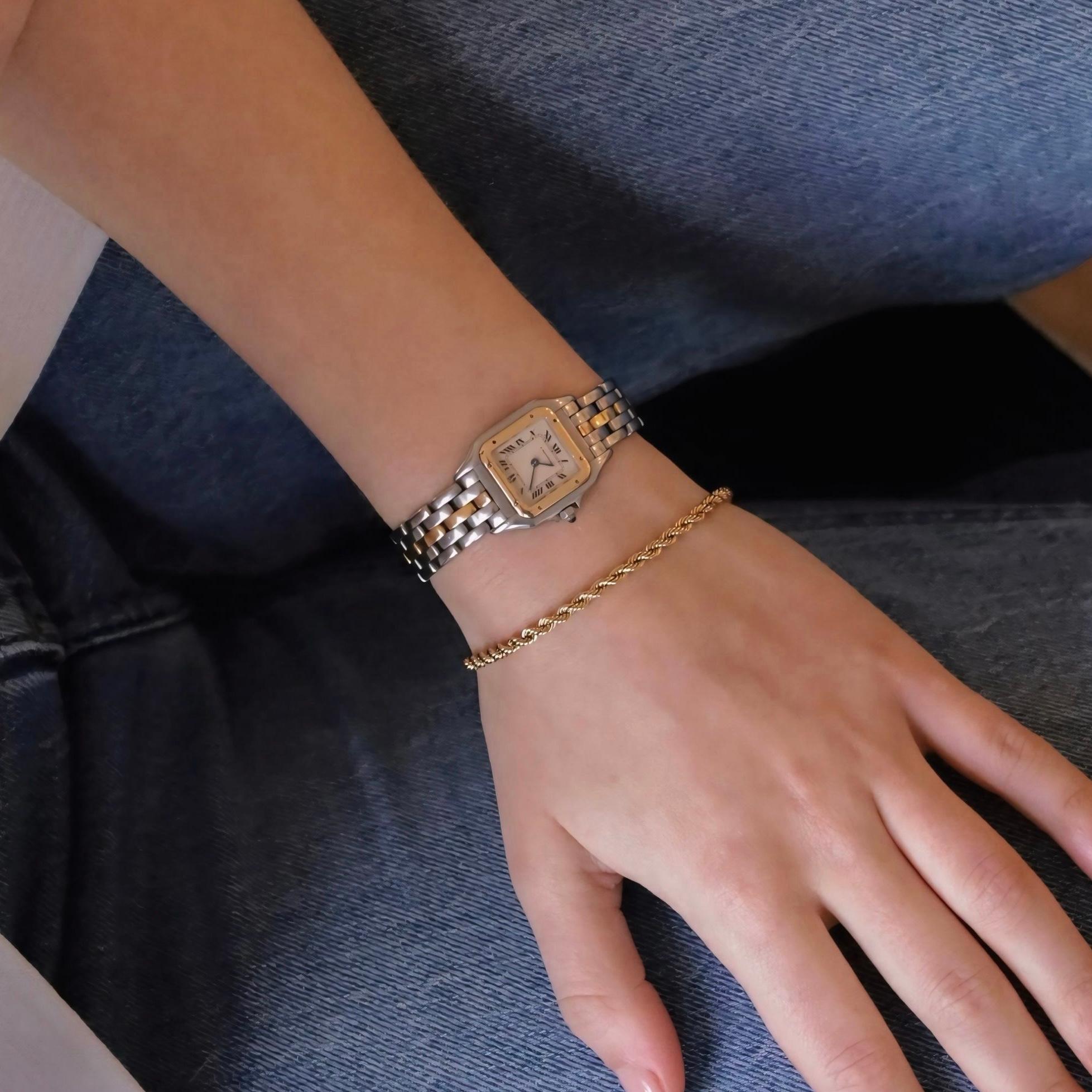18k gold bracelet with refined design In Good Condition In Heemstede, NL