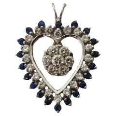 Or 18k, Hallmark britannique. Pendentif diamant VS/F