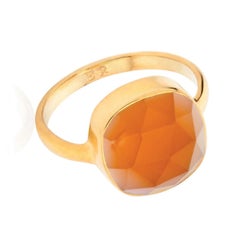 18 Karat Gold Karneol Sacral Chakra-Ring, von Elizabeth Raine