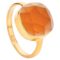 18K Gold Carnelian Sacral Chakra Ring, by Elizabeth Raine