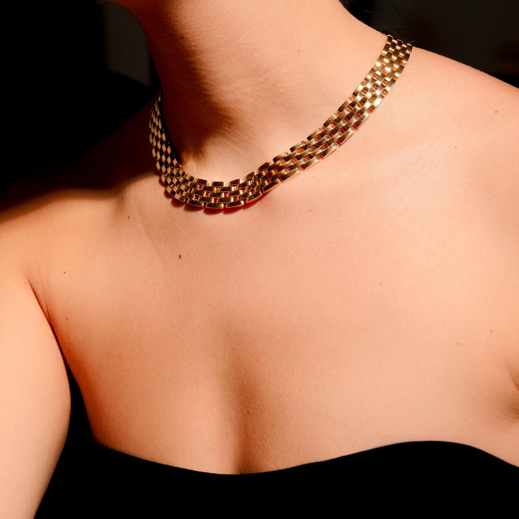 vintage cartier panther necklace