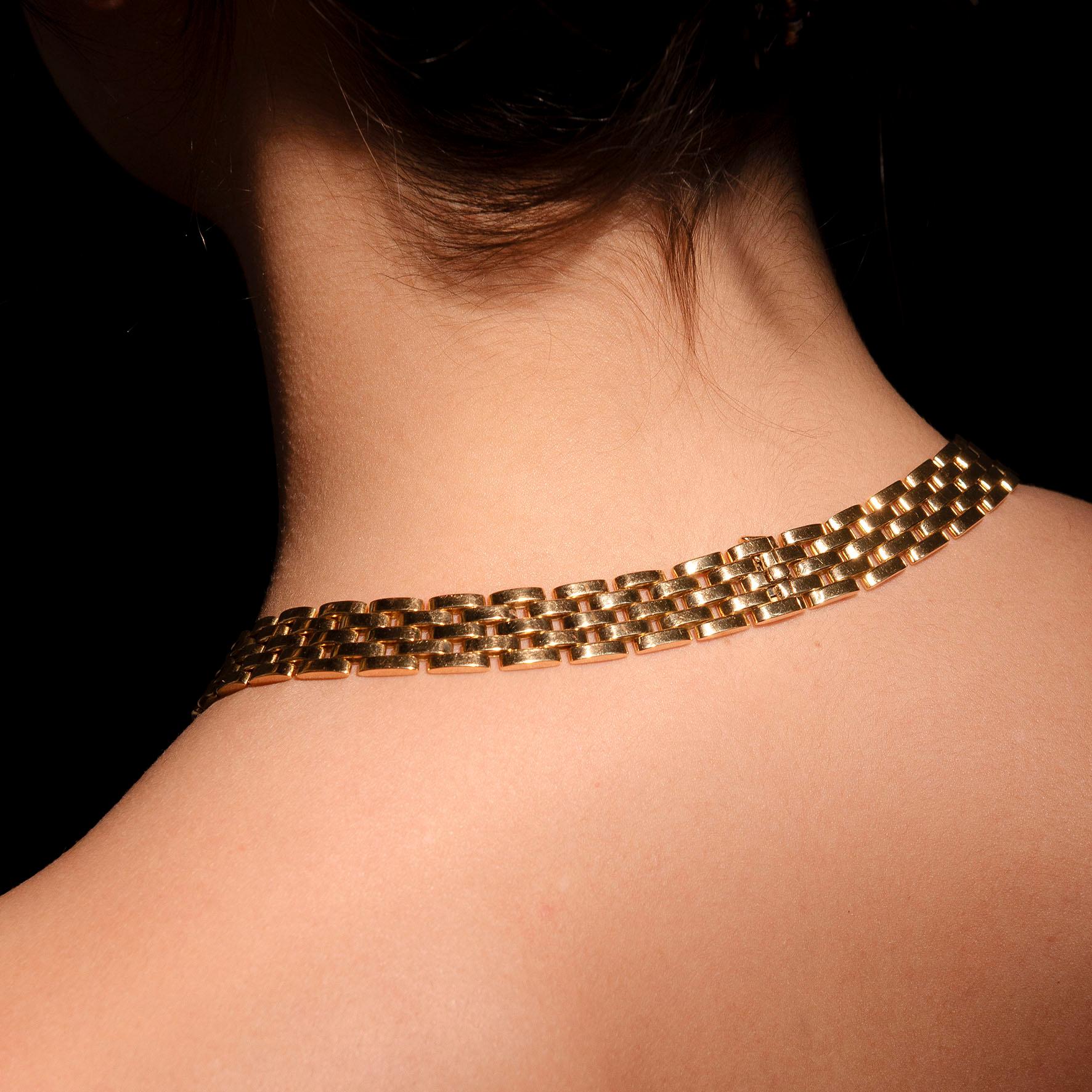 cartier torque necklace