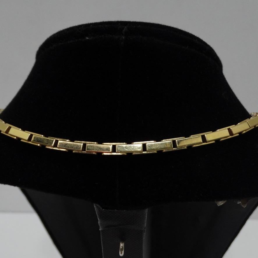18K Gold Cartier Agrafe Diamond Necklace 8