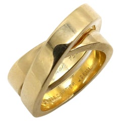 18K Gold Cartier Nouvelle Vague Paris Crossover Ring