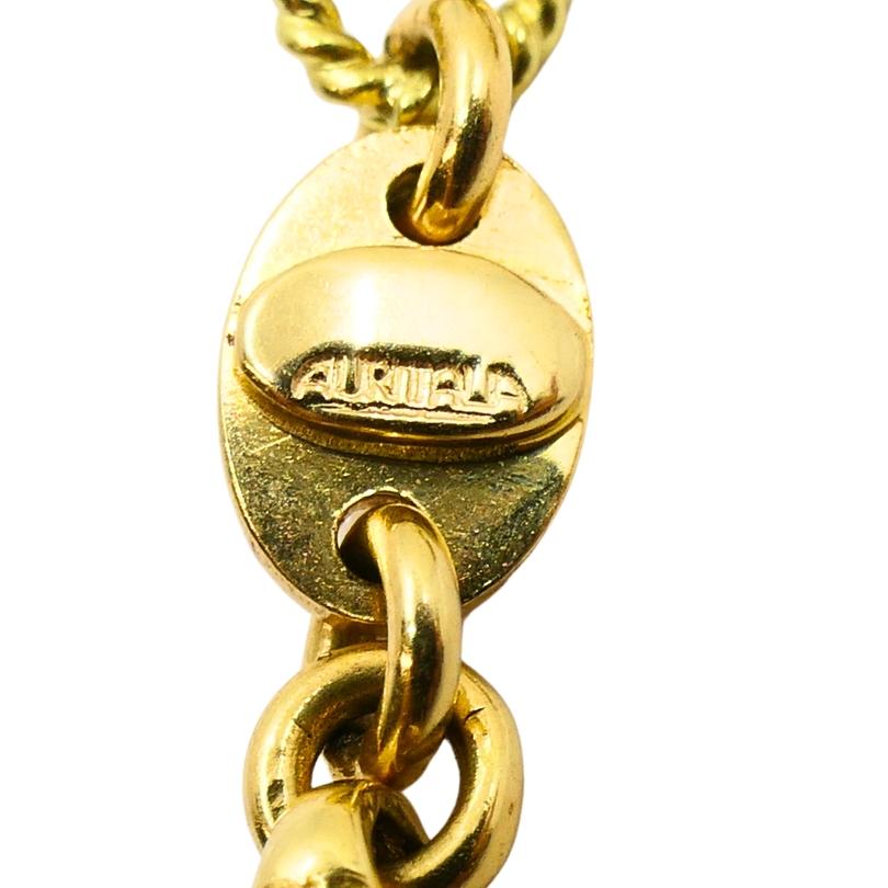 Bracelet en or 18k Chaîne en or 14k émail Ladybug Charms en vente 5