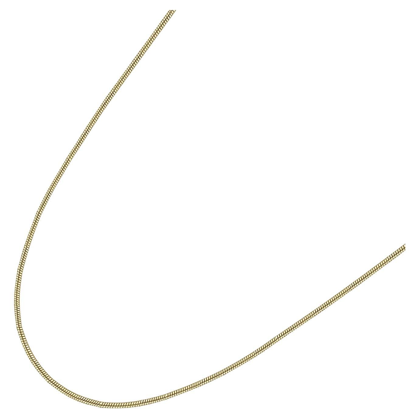 Collier en chaîne en or 18k en vente