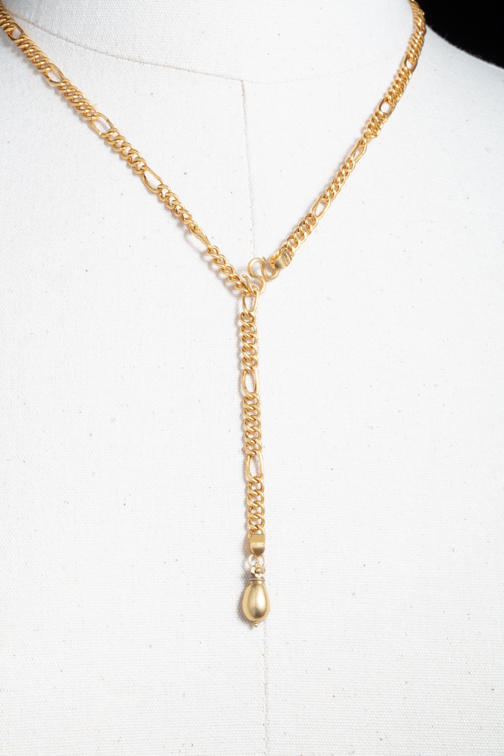 18 Karat Gold Chain Y-Necklace 3