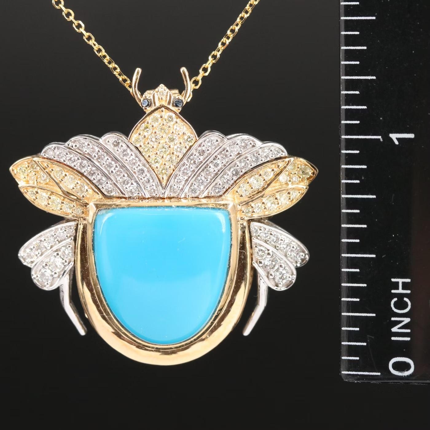 Designer Chromia Converter Halskette Brosche (gestempelt mit den Designer Hallmarls)

Dies ist ein Einzelstück, maßgeschneidert 

3D-Käferform, ein erstaunlicher Blickfang 

Kann als Halskette (mit einem Verbindungsteil für die Kette des