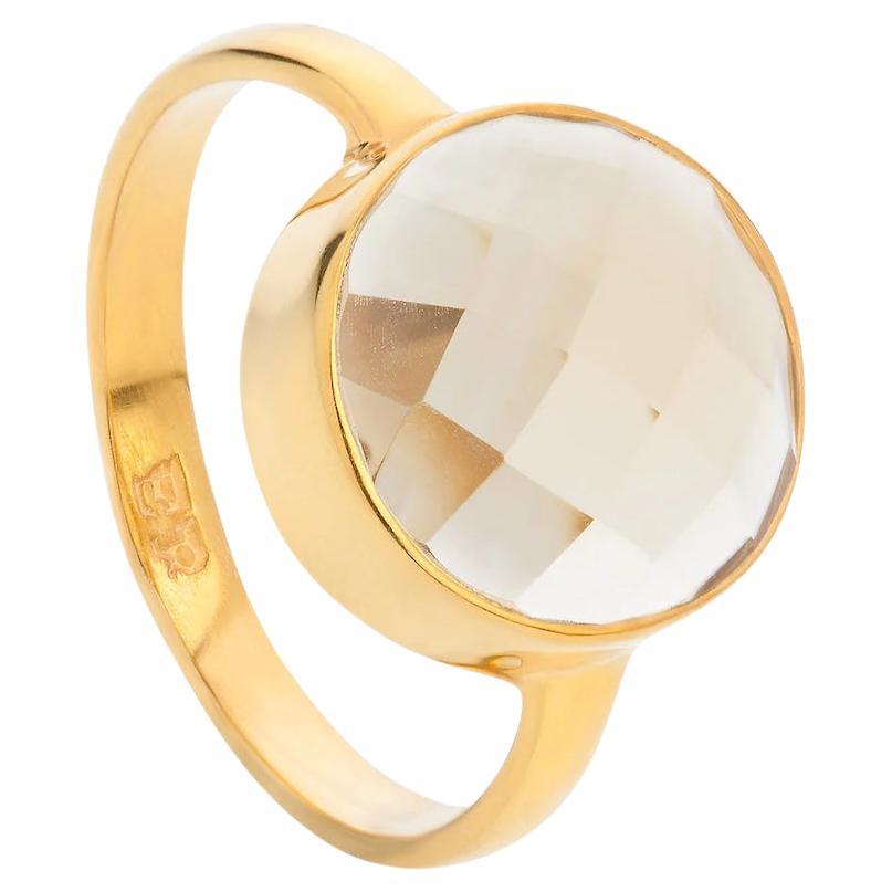 18K Gold Citrine Solar Plexus Chakra Ring, by Elizabeth Raine