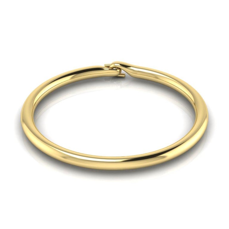 Women's 22 Karat Gold Clasp Bracelet by Romae Jewelry Inspired by an Ancient Design For Sale
