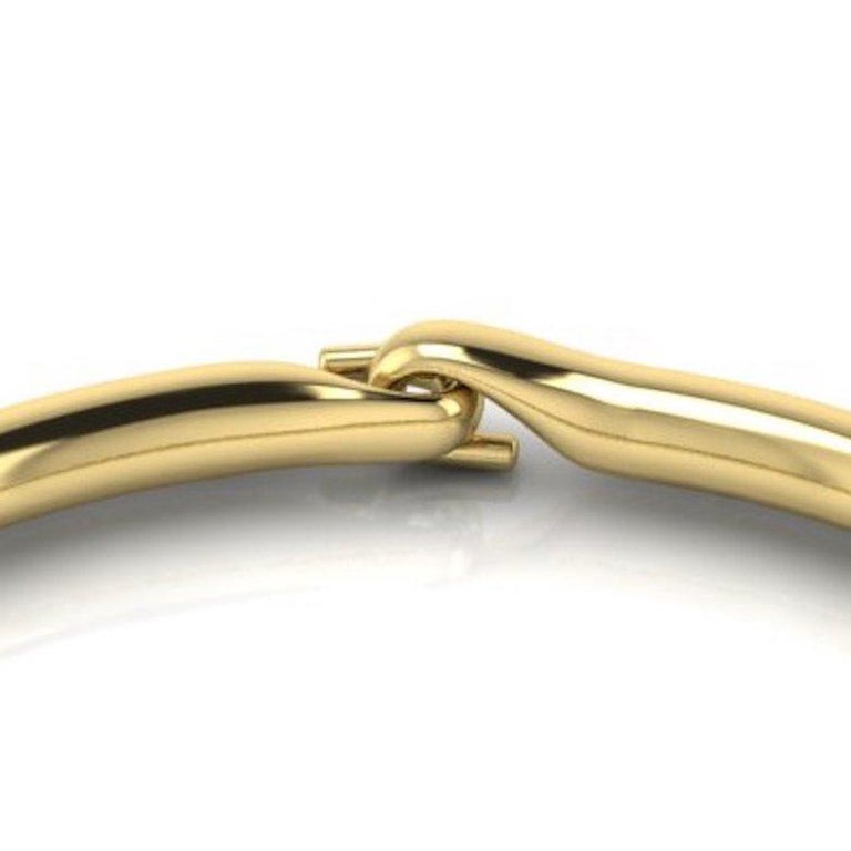 22 Karat Gold Clasp Bracelet by Romae Jewelry Inspired by an Ancient Design For Sale 1
