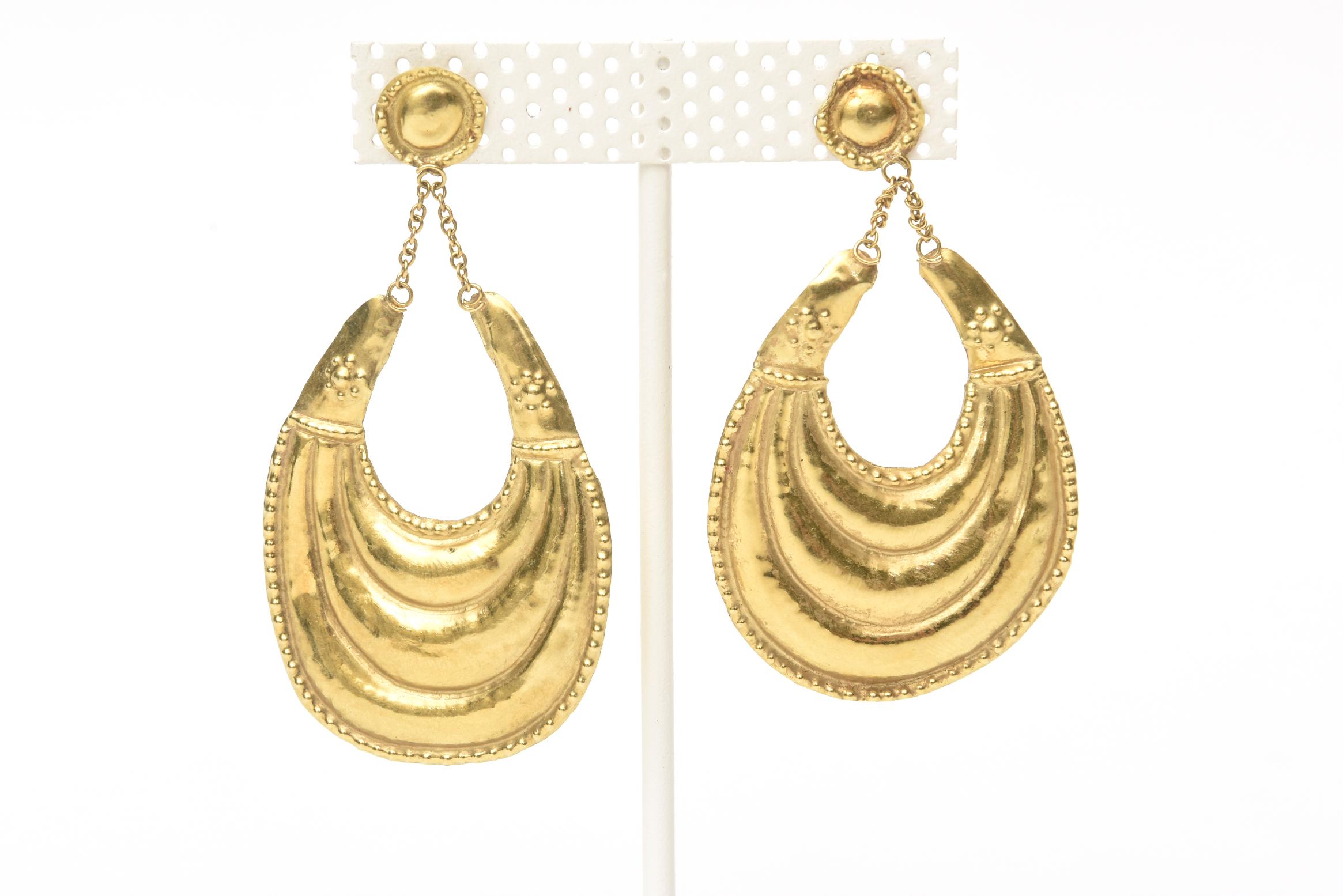 guyana gold earrings