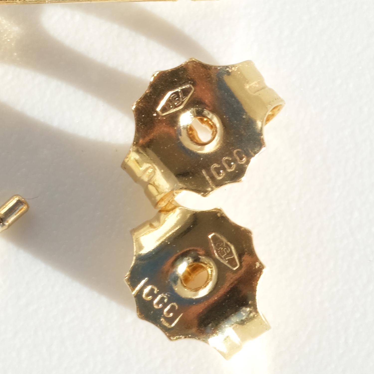 Orecchini pendenti in oro 18K di Vivianna Torun Bülow-Hübe in vendita 6