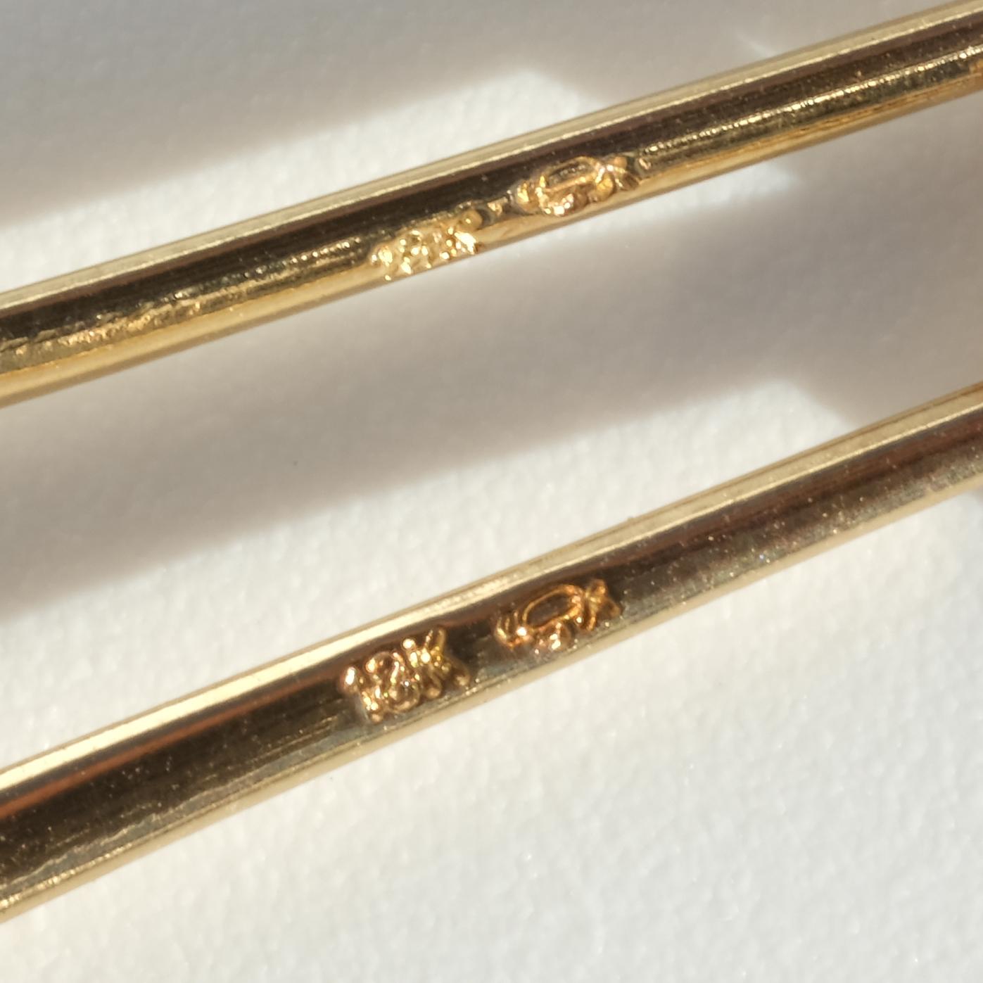 Orecchini pendenti in oro 18K di Vivianna Torun Bülow-Hübe in vendita 4