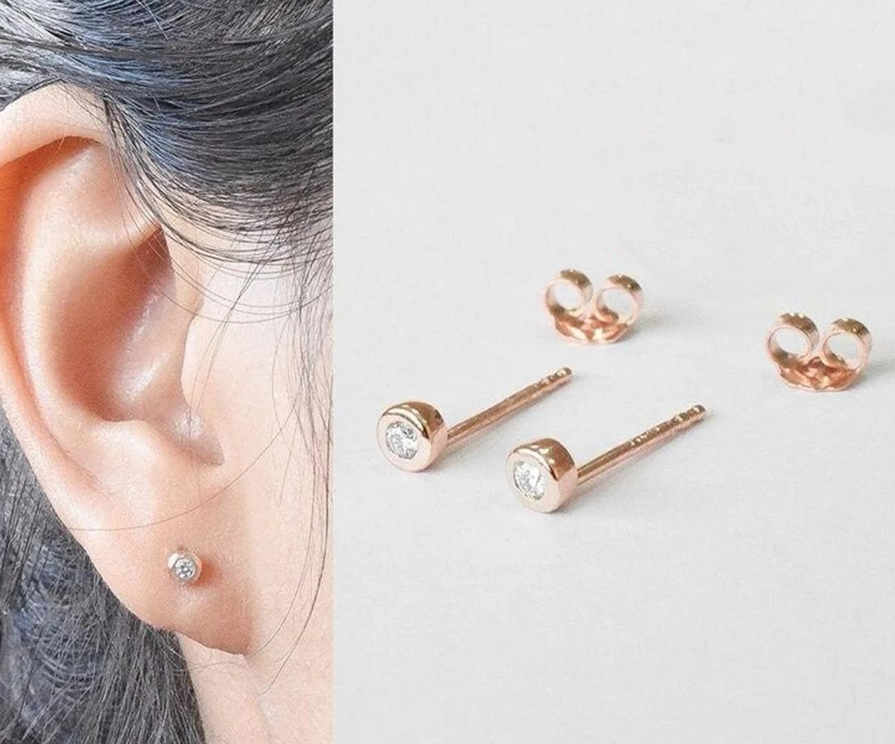 3.5 mm earrings