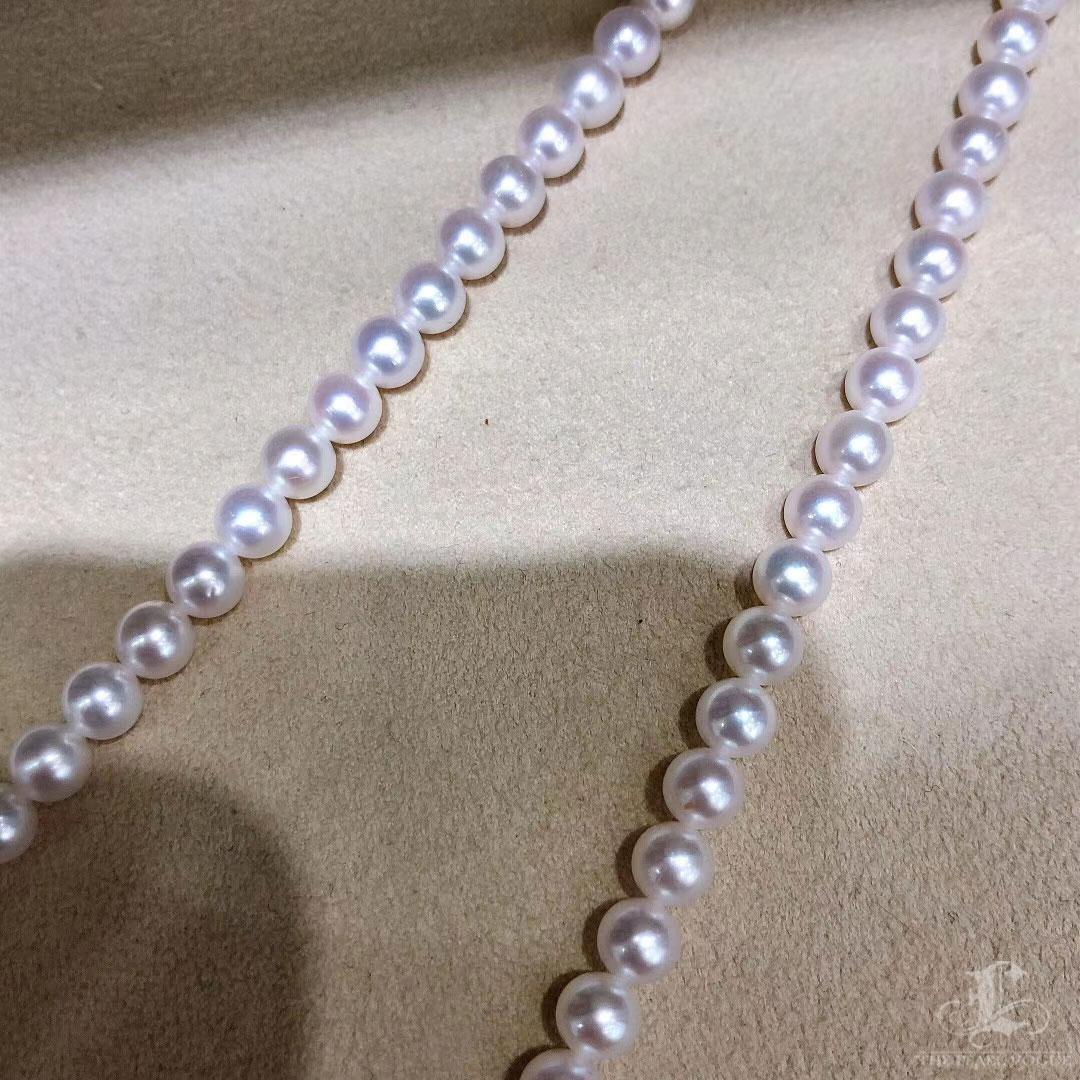 【Vine Symphony】Floral Garland Aurora Akoya Pearl Diamond Big-Day Necklace For Sale 3