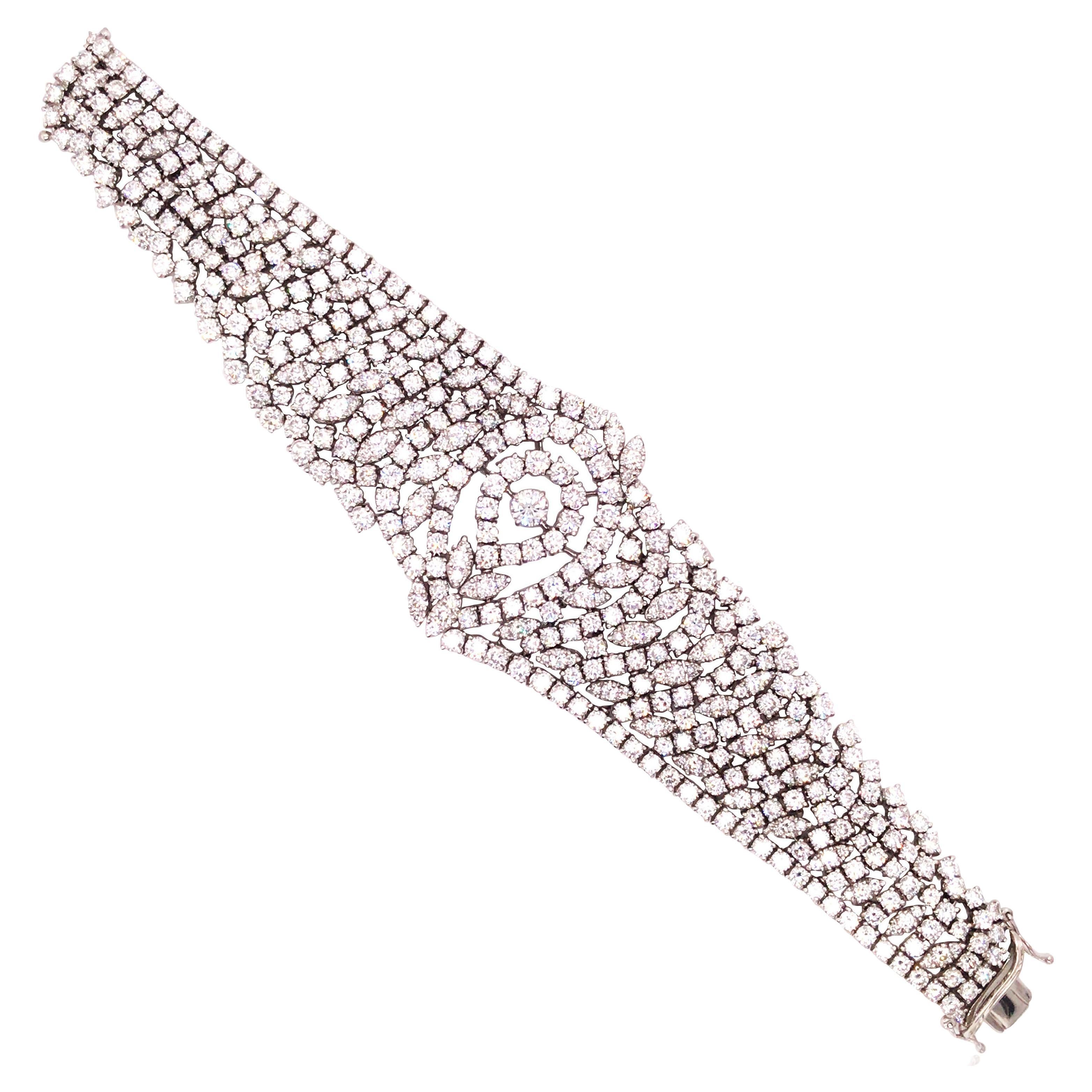 Bracelet en or 18 carats et diamants