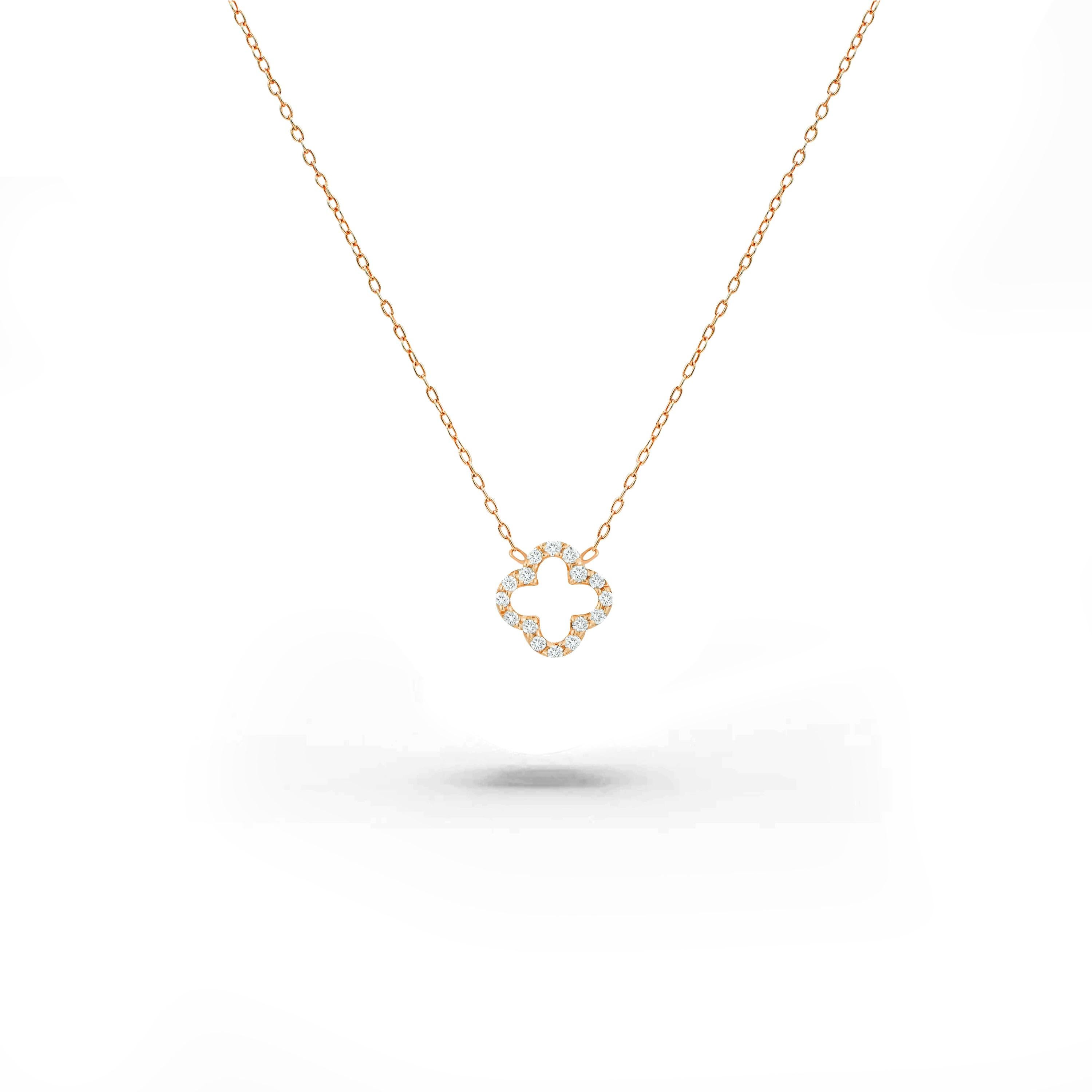 Delicate Minimal Necklace made of 18k solid gold available in three colors, Rose Gold / White Gold / Yellow Gold.

Natural genuine round cut diamond each diamond is hand selected by me to ensure quality and set by a master setter in our studio.