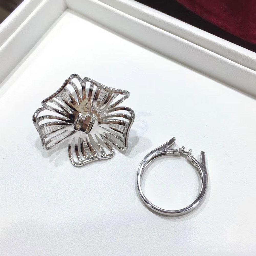 Women's 【Vine Symphony】Convertible Radiant Fan Aurora South Sea Pearl Ring Pendant For Sale