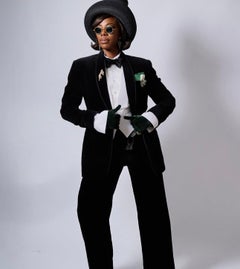 18K Gold Diamond & Green Enamel Clover Brooch