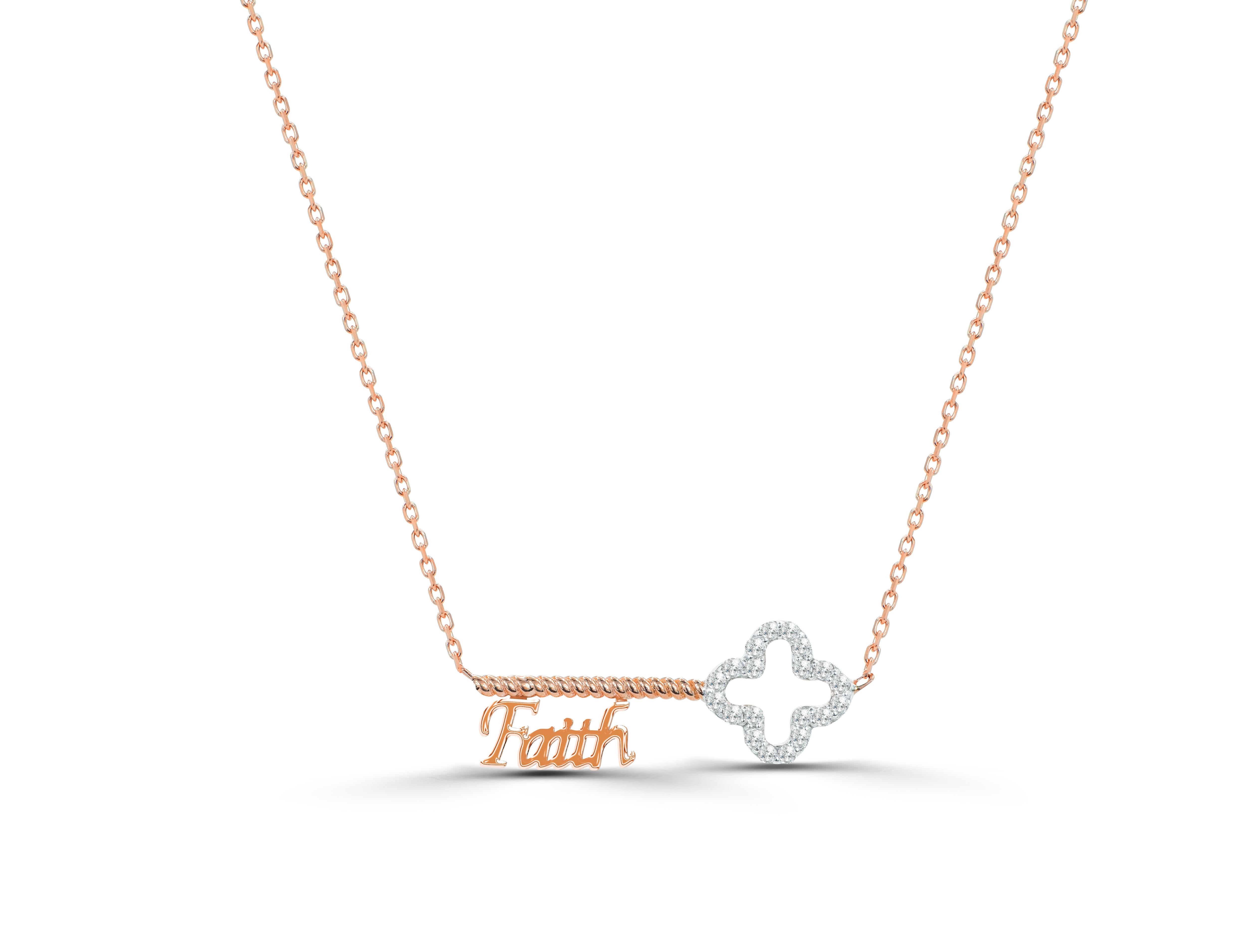 Collana con chiave di diamante, collana con fede di diamante, collana con chiave di fede, collana di diamanti per tutti i giorni, regalo per la figlia, oro 18k

Collana Faith, chiave di diamante, collana a trifoglio, collana da sposa, ciondolo di