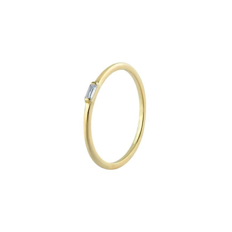 Handmade item
Materials: Gold, Stone
Gemstone: Diamond
Gem color: White
Band Color: Gold

A beautiful diamond gold ring with a rectangle diamond as its center. It’s perfect for an anniversary gift, birthday gift, or as an engagement ring for your