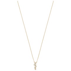 Pendentif petite Cascade en or 18k et diamants