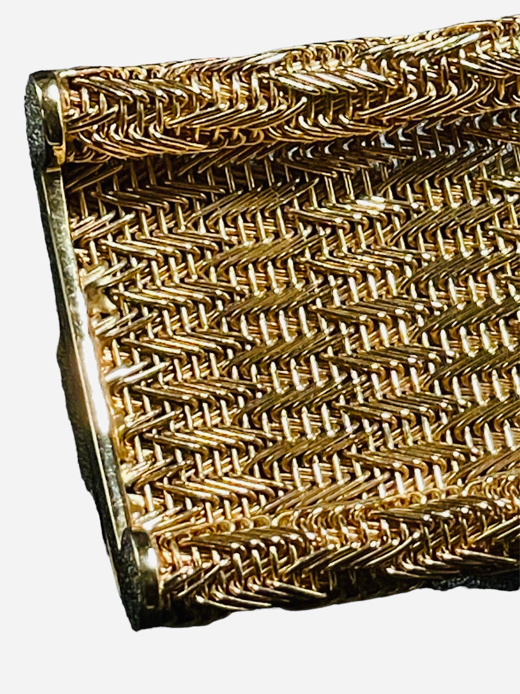 18 Karat Gold Diamanten Französischer Schal wie Halskette  (Retro) im Angebot