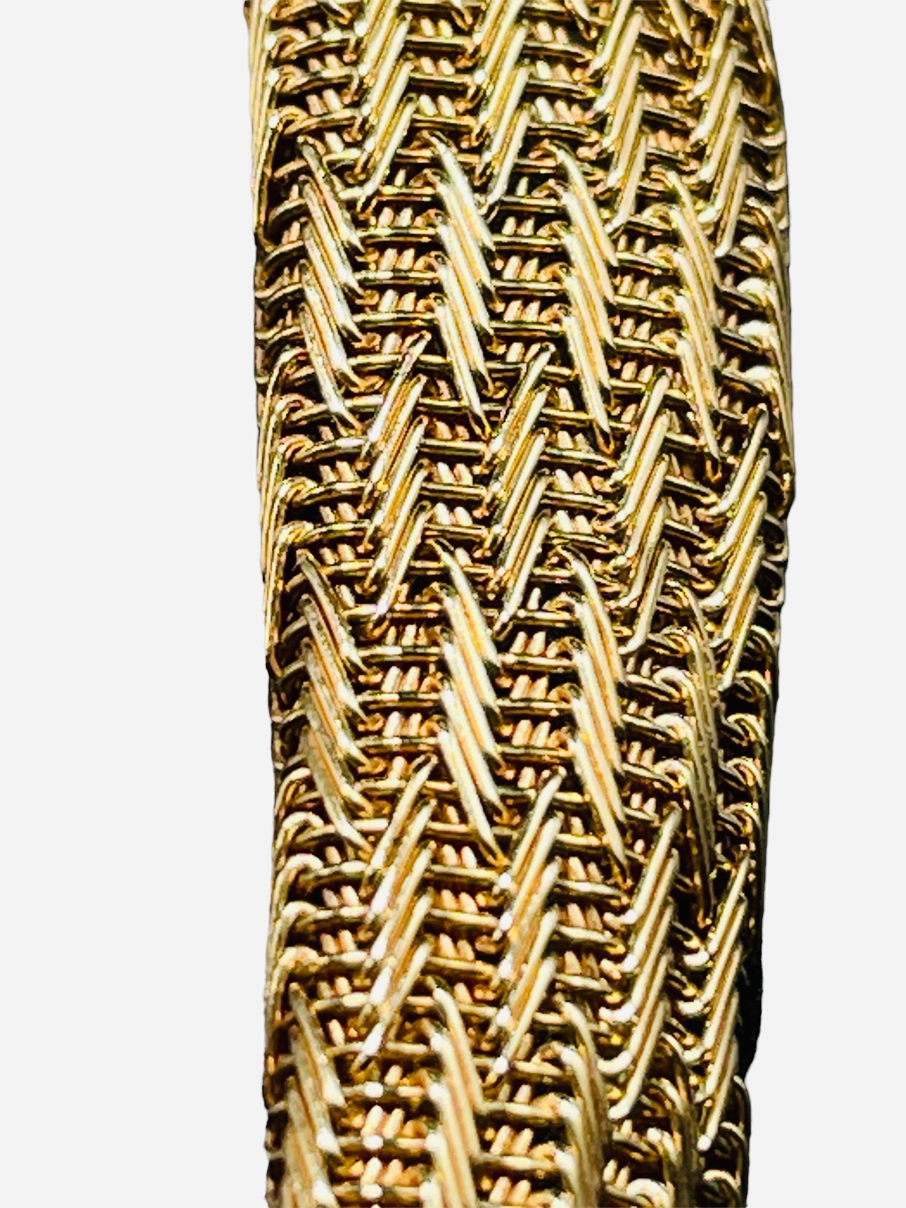18 Karat Gold Diamanten Französischer Schal wie Halskette  (Rundschliff) im Angebot