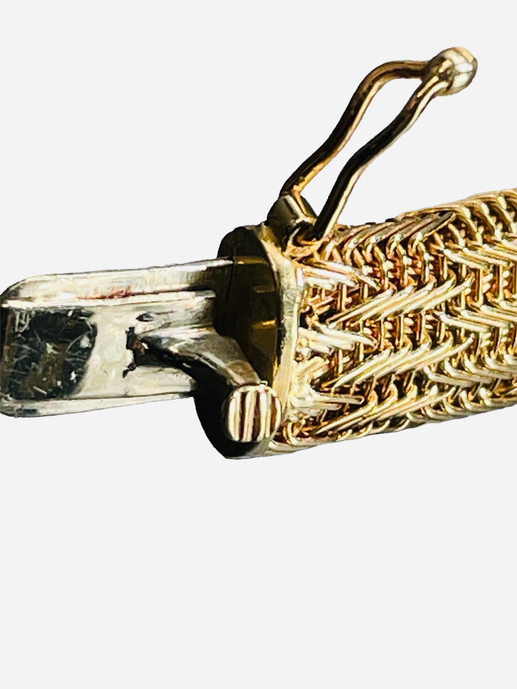 18 Karat Gold Diamanten Französischer Schal wie Halskette  im Zustand „Gut“ im Angebot in Guaynabo, PR