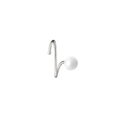 Ohrmanschette aus 18k Gold mit Flussperle