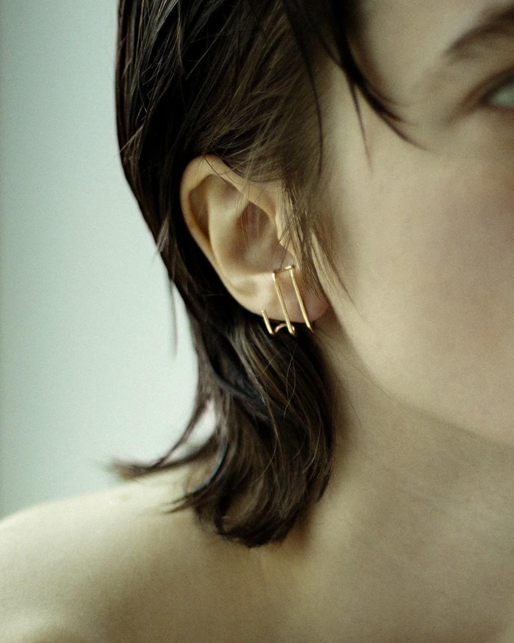 18k Gold-Ohrring im Zustand „Neu“ im Angebot in Antwerpen, BE