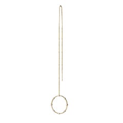 14k gold earring with diamonds